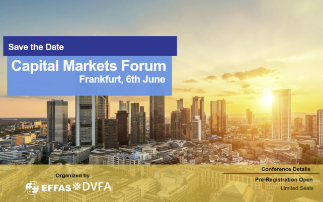 Capital Markets Forum Save the Date 18.03